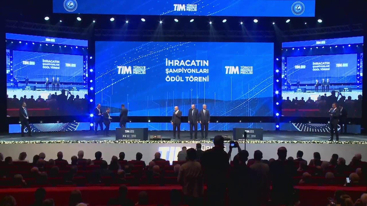 TİM İhracatın Şampiyonları Ödül Töreni
